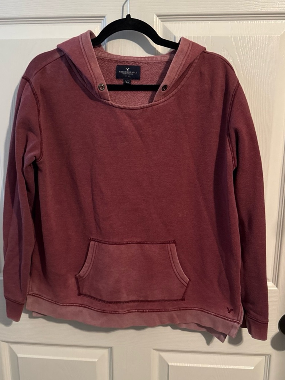 American Eagle Outfitters Rose-Mauve Pullover Hoodie